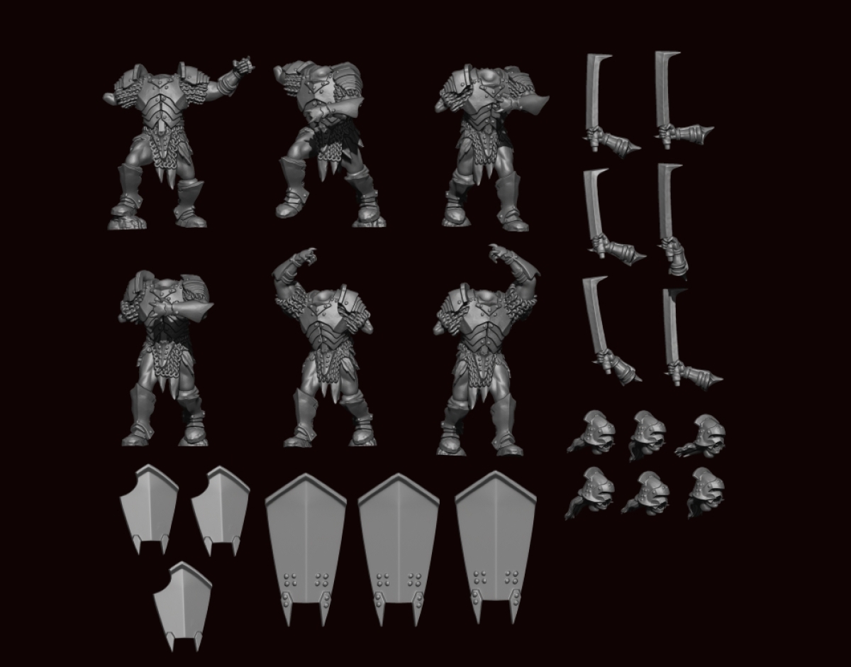 Super Orks Sword Set 2